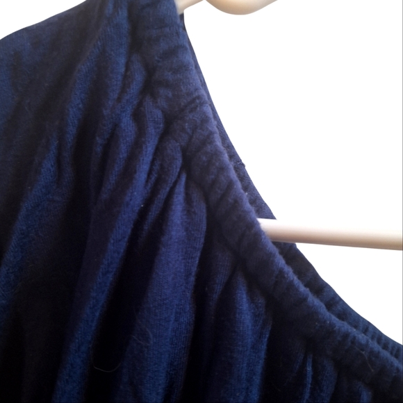 Navy Blue Westport Blouse- Size Medium Flutter Sleeve - Picture 3 of 4